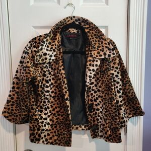 Magic Leopard Print Teddy Jacket